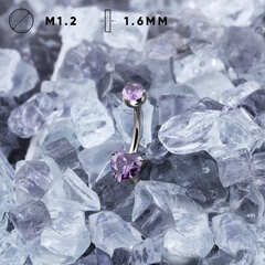 Банан Pure Heart v.2 Amethyst CZ