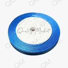 Лента атласная 1 см 25 ярдов (голубой) №121