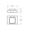 Art&Max AM-E-3999-MB PLATINO AM-E-3999-MB Мыльница, черный матовый