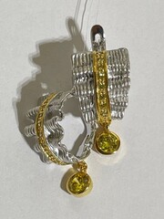 Фолды (серьги из серебра)