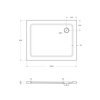 Cezares TRAY-M-AH-35-W TRAY-M-AH-100/80-35-W Душевой поддон из стеклокомпазита (SMC)