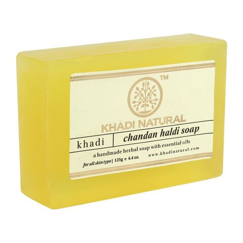 Мыло натуральное Кхади Чандан Халди Khadi Natural Chandan Haldi Soap 125г