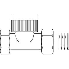 Термостатический вентиль Oventrop A проходной 1/2