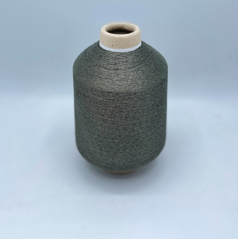 Kyototex (пр.Япония),art-Abigail-Philos 1200м / 100 гр. 35% Металлик (Люрекс),  45% Вискоза, 20% Нейлон , цвет-Зеленый(203) , арт.28276