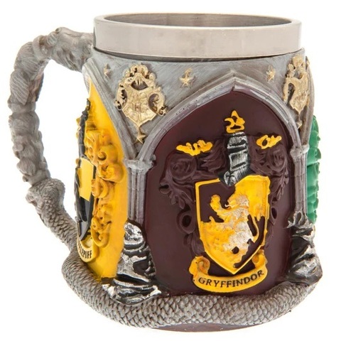 Fincan/Чашка/Cup Harry potter mug stainless steel ( green-blue )