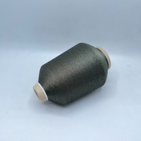 Kyototex (пр.Япония),art-Abigail-Philos 1200м / 100 гр. 35% Металлик (Люрекс),  45% Вискоза, 20% Нейлон , цвет-Зеленый(203) , арт.28276