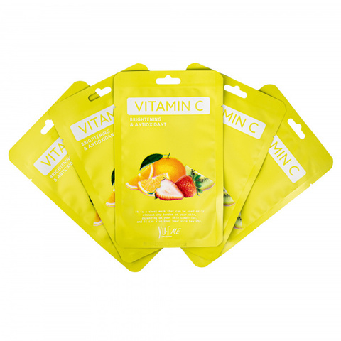 Тканевая маска для лица с витамином С Yu.R Me Vitamin C Sheet Mask