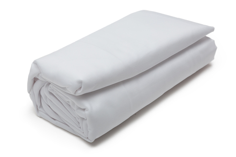 Простыня на резинке 200x200 Blanc des Vosges Fitted sheet белая