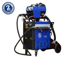 Инверторный сварочный полуавтомат AuroraPRO SKYWAY 500 DUAL PULSE с водяным охлаждением и выносным механизмом подачи проволоки