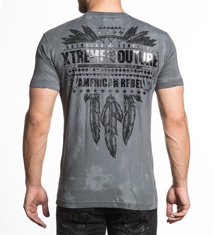 Xtreme Couture | Футболка мужская Lost Tribal X1702 от Affliction спина