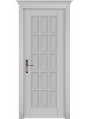 Купить Межкомнатная дверь массив ольхи Лондон 2 грей эмаль глухая