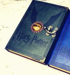 Harry Potter Magic Notebook vintage green