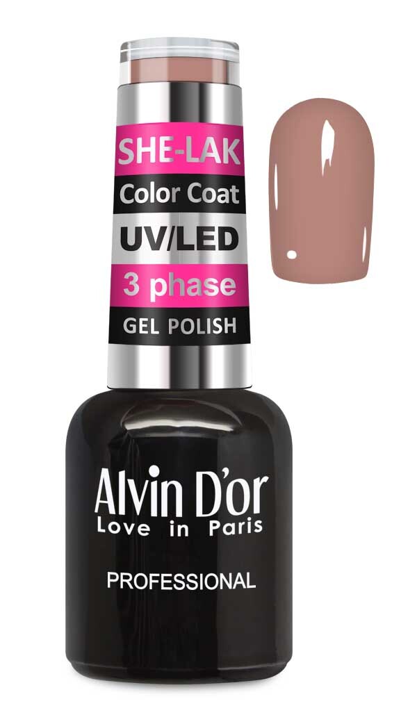 Alvin D`or  ADN-35М Лак SHE-LAK Color Coat  тон  3505   8мл