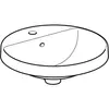 Geberit VariForm Раковина встраиваемая в столешницу круглой формы, D=48 см, с отв. под смеситель, с отв. перелива