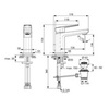 Смеситель для раковины однорычажный с донным клапаном Ideal Standard Tonic II A6326AA