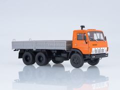 KAMAZ-5320 flatbed truck orange-gray 1:43 Our Trucks #19