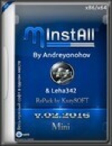 MInstall X86-X64 by KrotySOFT v.02.2016 [2016, RUS]