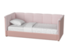 Диван-кровать Bowl спальное место 90*200 см (розовый)