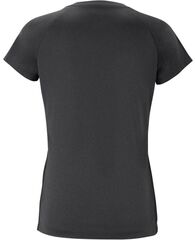 Женская теннисная футболка Tecnifibre Lady F2 Airmesh - black heather