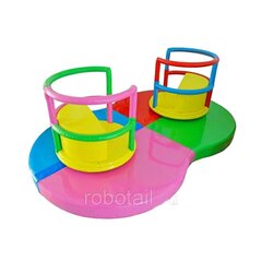 Карусель механическая "Двойные Чашки" (240х120х70 см)