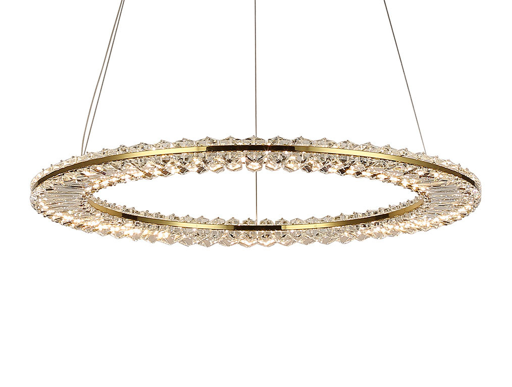 Подвесной светодиодный светильник Newport 8240 8241/600 gold new М0066845