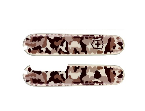 Набор накладок для ножа Victorinox 91 мм., цвет - песочный камуфляж (desert camouflage)