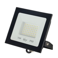 89-0-657 Прожектор светодиодный 75Вт, IP65 6500К, черный (Very)