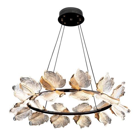 Подвесная светодиодная люстра Modelux ML.2412.800 BK