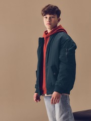 Бомбер утепленный для мальчика Next 414-264, Темно-синий