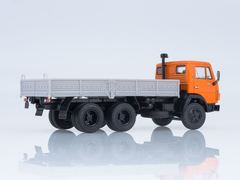 KAMAZ-5320 flatbed truck orange-gray 1:43 Our Trucks #19