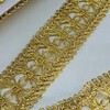 Тесьма люрекс, ш. 3,5 см, золото