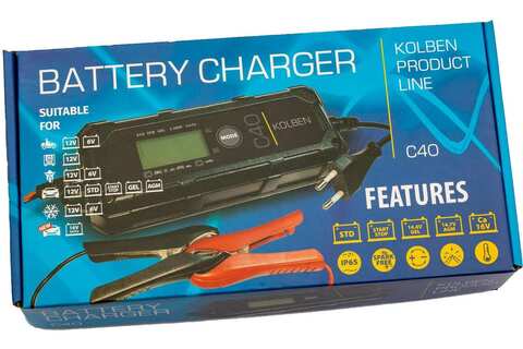 Зарядное устройство Battery Service Kolben 6/12В, 1А/4А KB-C40
