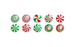 Сахарные фигурки Мини-Медальоны Новогодние карамельки, 5г