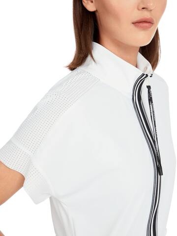 Marc Cain Платье на молнии с сетчатыми рукавами