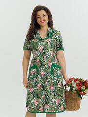 4572 Халат на пуговицах