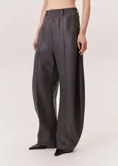 Брюки MAGIC FLOWERS темно-серого цвета