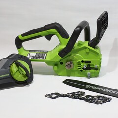 Цепная пила Greenworks G24CS25 24V (25 см) аккумуляторная, без АКБ и ЗУ