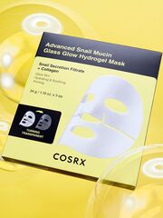 Гидрогелевая маска с муцином улитки Cosrx Advanced Snail Mucin Glass Glow Hydrogel Mask 3 шт.
