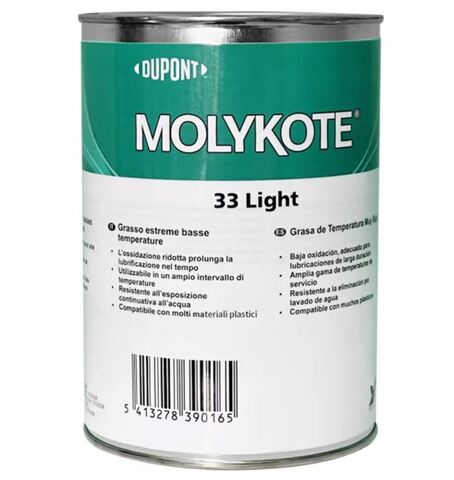 Molykote 33 Light - морозо / термостойкая силиконовая смазка - 1 кг