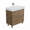 Aquanet 348196 Тумба с раковиной Nova Lite 2.0 75 напольная цв. дуб рустикальный (348196)