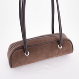 Сумка Саломея 2038 эко-замша шоколад