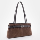 Сумка Саломея 216 эко-замша шоколад