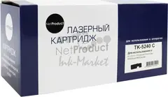 Тонер-картридж NetProduct (N-TK-5240C) для Kyocera P5026cdn/M5526cdn, C, 3K
