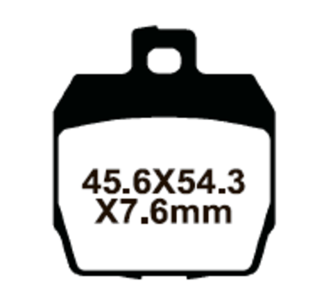 YL-F111 Тормозные колодки дисковые мото YONGLI Organic (FDB2285P)