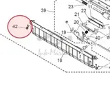 Торсионная пружина Konica Minolta для KM bizhub 758, 808, 958, C659, C759 A2X0584000