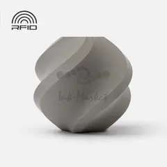 Пластик для 3D-печати Bambu Lab PLA Basic, 1.75 мм, 1 кг, серый (Gray), без катушки, A00-D0-1.75-1000-SPLFREE