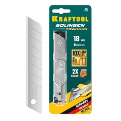 KRAFTOOL 18 мм, 5 шт, сегментированные лезвия (09605-TIN-18-S5)