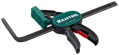 32237	KRAFTOOL GT 160 мм струбцина быстрозажимная универсальная для направляющих шин