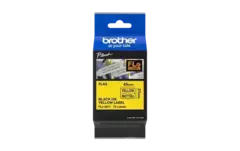Лента для флажковой маркировки Brother Fle-6511 21мм чёрный шрифт на жёлтом фоне