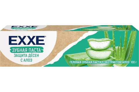 Зубная паста EXXE Защита десен с Алоэ, 100 гр